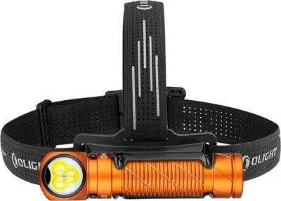 Zdjęcie produktu dla Latarka czołowa i kątowa EDC Olight Perun 3 Orange z opaską - 3000 lumenów