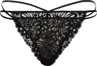 Produktbild von LSCN by Lascana String schwarz Größe 48/50