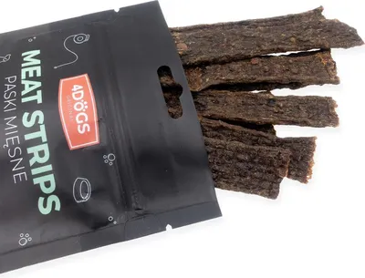 Immagine prodotto di Strisce di carne con cervo e corna di cervo 100g