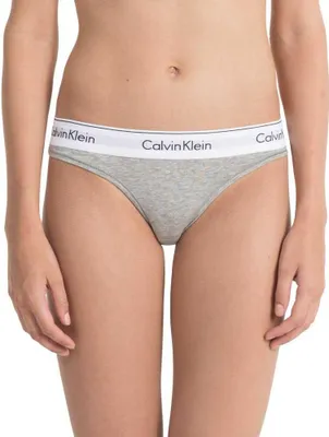 Produktbild von Calvin Klein Underwear Modern Baumwolle Thong Grey Heather S