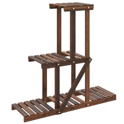 Obrázek produktu pro Stojan na květiny 81 x 25 x 75,5 cm masivní jedlové dřevo