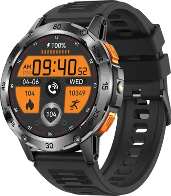 Produktbild von INF Multifunktionale Smartwatch mit Gesundheitsüberwachung und Bluetooth-Anruf Schwarz