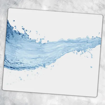 Produktbild von Glas-Herdabdeckplatten Glaskeramikkochfeld-Abdeckung Spritzschutz Glas 60 cm x 52 cm - Obst Splash