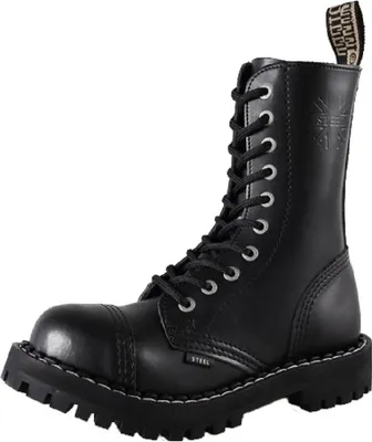 Produktbild von Steel - Full Black, 10-Loch Boots