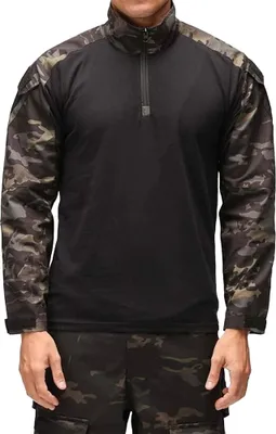 Produktbild von Viper - "Special Ops" T-Shirt für Herren, mit kurzem Reißverschluss, Langärmlig TD277 (XL) (Schwarz)