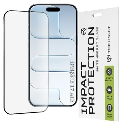 Obrázek produktu pro Techsuit – 111D Full Cover / Full Glue Glass ochranné sklo pro iPhone 17 Air – černé