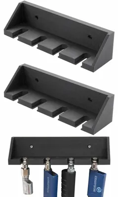 Produktbild von 2x Wandhalter für Druckluft Zubehör Kupplung Halter Pmatik Geräte Wandhalterung