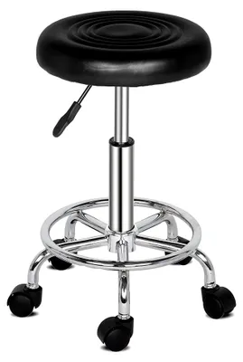 Produktbild von Rollhocker Höhenverstellbar und Drehbar für Büro, Salon, Massage und Spa