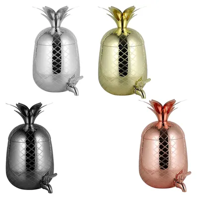Produktbild von Echtwerk Ananas Getränkespender 4,7L, Farbe:Silber