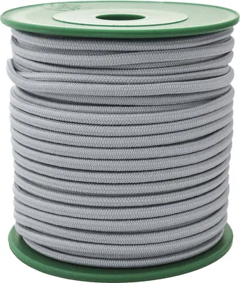 25m extra starke Gummikordel 3mm, Gummiband, Bekleidungsgumm hellgrau
