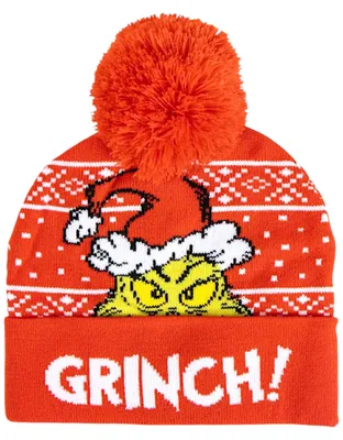 Produktbild von Wintermütze Der Grinch mit Weihnachtsmotiv