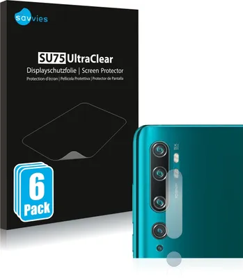 A product shot showing a phone camera protector kit next to a smartphone.