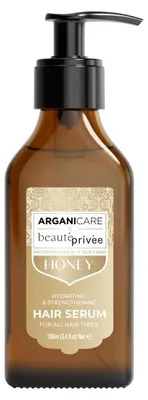 Immagine prodotto di Arganicare, siero per capelli al miele, idratante e fortificante, 100 ml