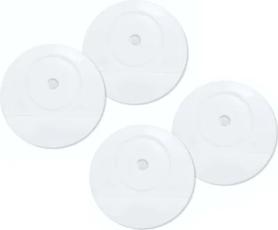 Produktbild von 4er Set Glasbruchmelder Glasbruchalarm Glasbruchsensor Fensteralarm Alarmanlage