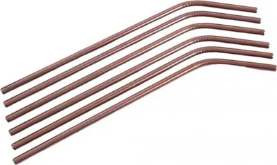 Obrázek produktu pro BERLINGERHAUS Brčko nerezové sada 6 ks Rosegold