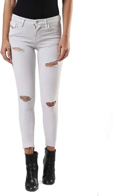 Produktbild von Diesel Skinzee 084EX Stretch Damen Jeans Hose Skinny Grau