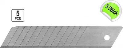 Produktbild von Abbrechklingen Ersatz-Klingen für Teppichmesser Cutter-Messer 9 mm  5 Stück