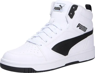 Produktbild von Puma Rebound V6 Mid Jr White-Black Größe EU 35,5