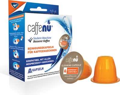Produktbild von 5 x Caffenu®* Reinigungskapseln – kompatibel mit allen Nespresso®* Maschinen