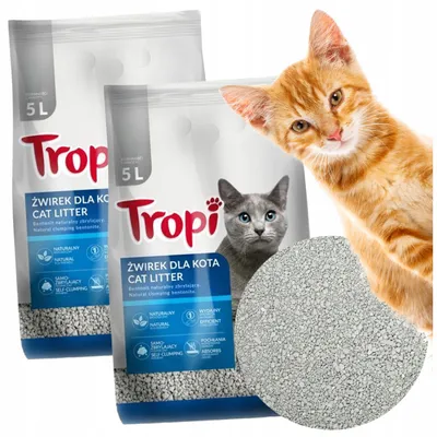 Produktbild von Euroeco Tropical Natürlicher Bentonit Katzenstreu 10L