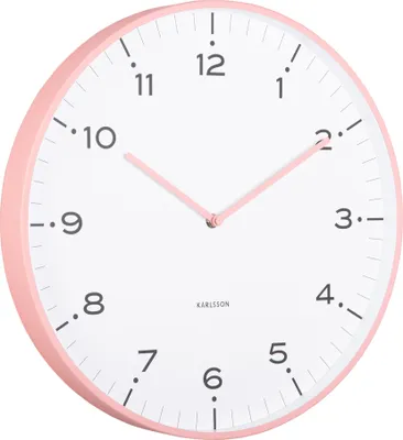 Produktbild von Karlsson - Wanduhr Zirkusringe - Flamingo rosa - Ø40cm