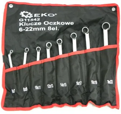 Obrázok produktu pre Sada zahnutých očkových kľúčov 6 - 22mm 8ks