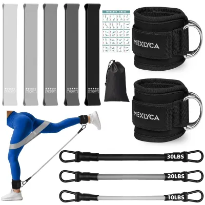 Productafbeelding van Set van 12 Weerstandsbanden voor Fitness en Yoga