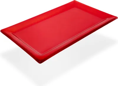 Produktbild von Glasteller Schale Tischdeko Design Max Fusing Glas ca. 26,5x16,3cm Handmade Rot