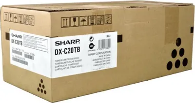 Obrázok produktu pre Sharp DXC20TB, 6500 strany, Čierna, 1 kusov