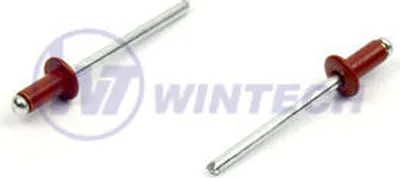 Produktbild von Niet DIN 7337 Al/st 4,0 x 6 RAL 3009 / Packung 500 Stück
