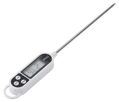 Digitales Fleischthermometer -50 bis 300 °C, Edelstahlsonde