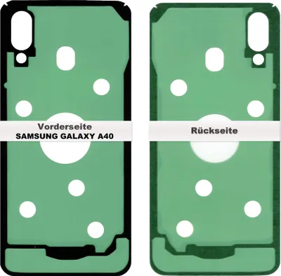 Produktbild von Samsung Galaxy A40 A405 Akkudeckel Klebefolie Kleber Backcover Rahmen Batterie Glue