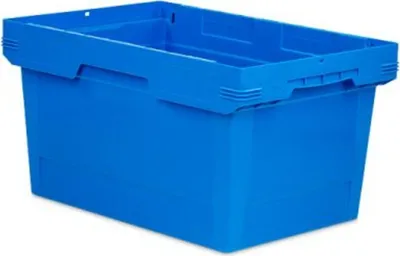Produktbild von Conical Mehrweg-Stapelbehälter Blau | HxBxT 32,3x40x60cm | 58 Liter | Lagerbox Eurobox Transportbox Transportbehälter Stapelbehälter