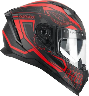Immagine prodotto di Casco integrale CGM 311M BLAST Maya nero opaco rosso taglia S
