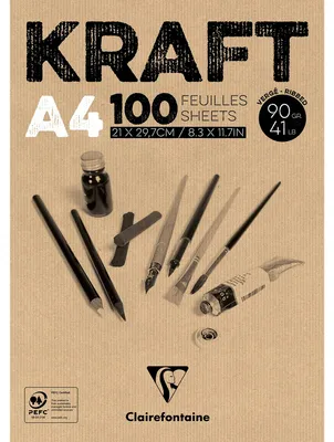 Produktbild von Clairefontaine 96545C, Kunstdruckpapierblock, 90 g/m²