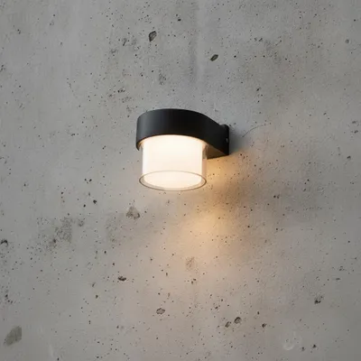 Productafbeelding van Design wandlamp Darf enkel zwart, AI-gegenereerde afbeelding
