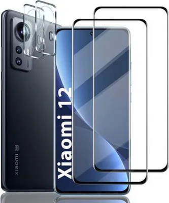 Produktbild von 2X Schutzglas für Xiaomi 12 / 12X 5G Panzerfolie Display Kamera Full 9H Schutzset