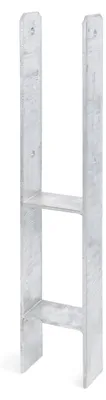 Produktbild von Alberts H-Pfostenträger |  feuerverzinkt | lichte Breite 95 mm | Gesamthöhe 600 mm | Materialstärke 6 mm