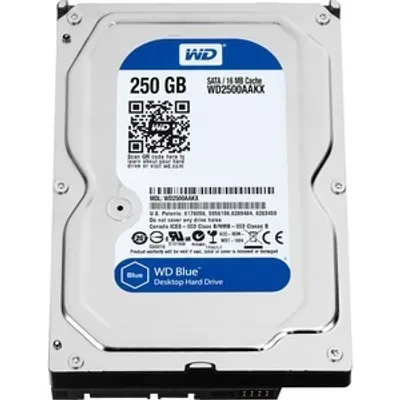 Produktbild von Western Digital Blue, 250 GB, 250 GB, 7200 RPM, 16 MB, 3.5", SATA