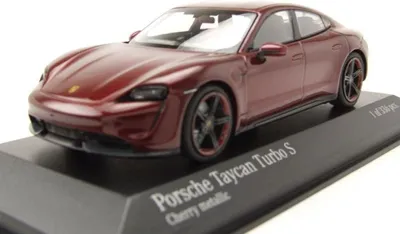 Produktbild von Minichamps 1:43 PORSCHE TAYCAN TURBO S - 2020 - RED METALLIC 410068474