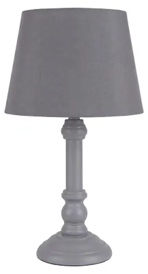 Obrázek produktu pro Stolní lampa Clayre & Eef, šedá, dřevěná