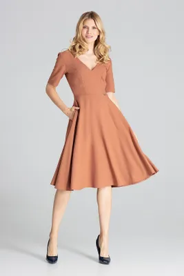 Produktbild von Figl Midikleid für Frauen Launna braun XL