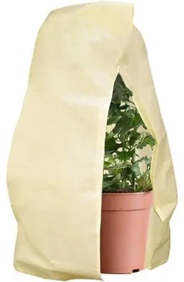 Produktbild von Winterschutzhaube für Pflanzen atmungsaktiv reißfest beige 80 x 100 cm