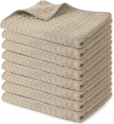 Productafbeelding van Theedoeken set, 8 stuks, 70 x 50 cm, microvezel, voor de keuken
