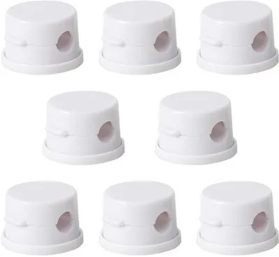 Produktbild von Kabelhalter Set - Magnetische Halter - Kabel Organisator - Selbstklebend - 8 Stück - Weiss