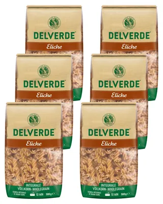 Image de Delverde Eliche Integrale pâtes complètes 500g pack de 6