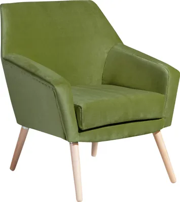 Produktbild von Max Winzer Sessel Alegro - Samtvelours oliv - Maße: 67 x 71 x 81 cm