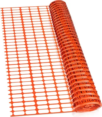 Produktbild von Yakimz 50m Orange Absperrzaun Gartenzaun Bauzaun, Kunststoff Fangzaun, Sicherheitszaun mobiles Netz, Baustellenzaun