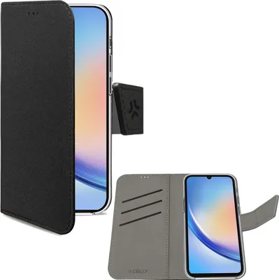 Produktbild von Celly WALLY1063 Handy-Schutzhülle 16,8 cm (6.6") Geldbörsenhülle Schwarz