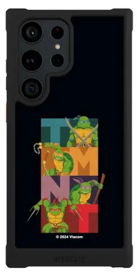 Produktbild von NIVOCASE Hülle für Samsung Galaxy S23 Ultra  Stoßfeste Handyhülle NIVOmax Case Schwarz Fanartikel Offizielles Lizenzprodukt Teenage Mutant Ninja Turtles